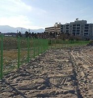 낙산해변 메쉬휀스